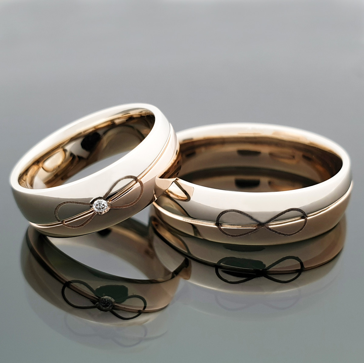 Vestuviniai žiedai "Begalybė" (vz109) 1